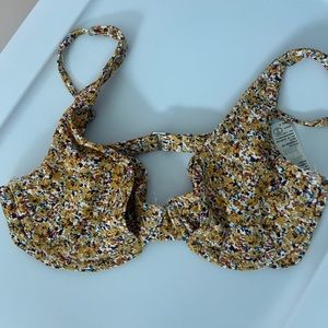 Abercrombie & Fitch Floral Bikini Top